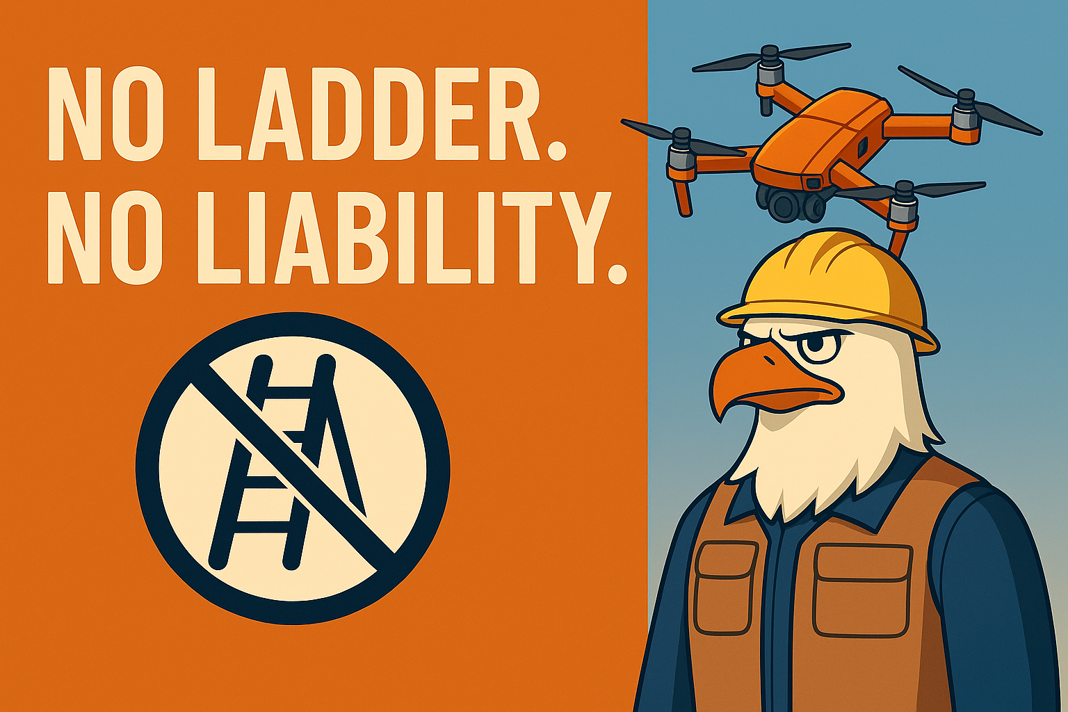 No Ladder. No Liability.