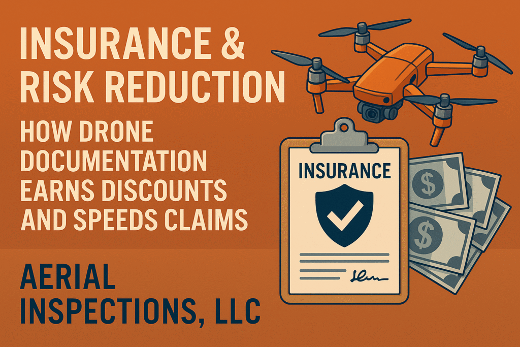 Insurance & Risk Reduction | How Drone Documentation Earns Discounts and Speeds Claims