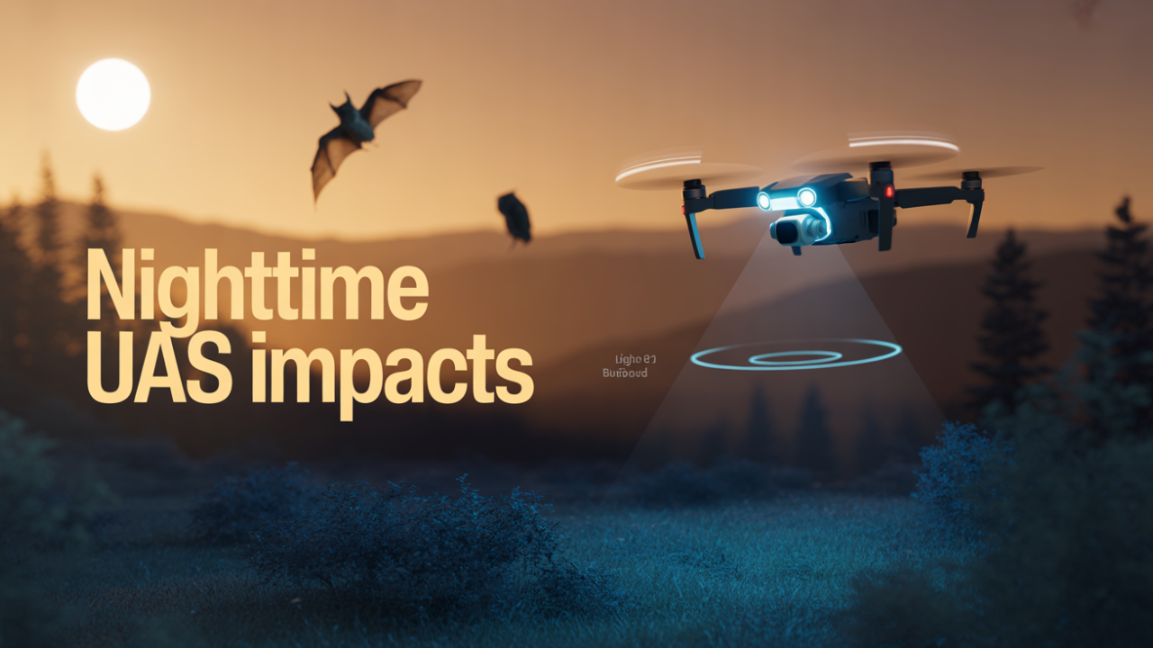 Ecological Consequences of Light and Visual Disturbance from Unmanned Aircraft Systems on Nocturnal Wildlife